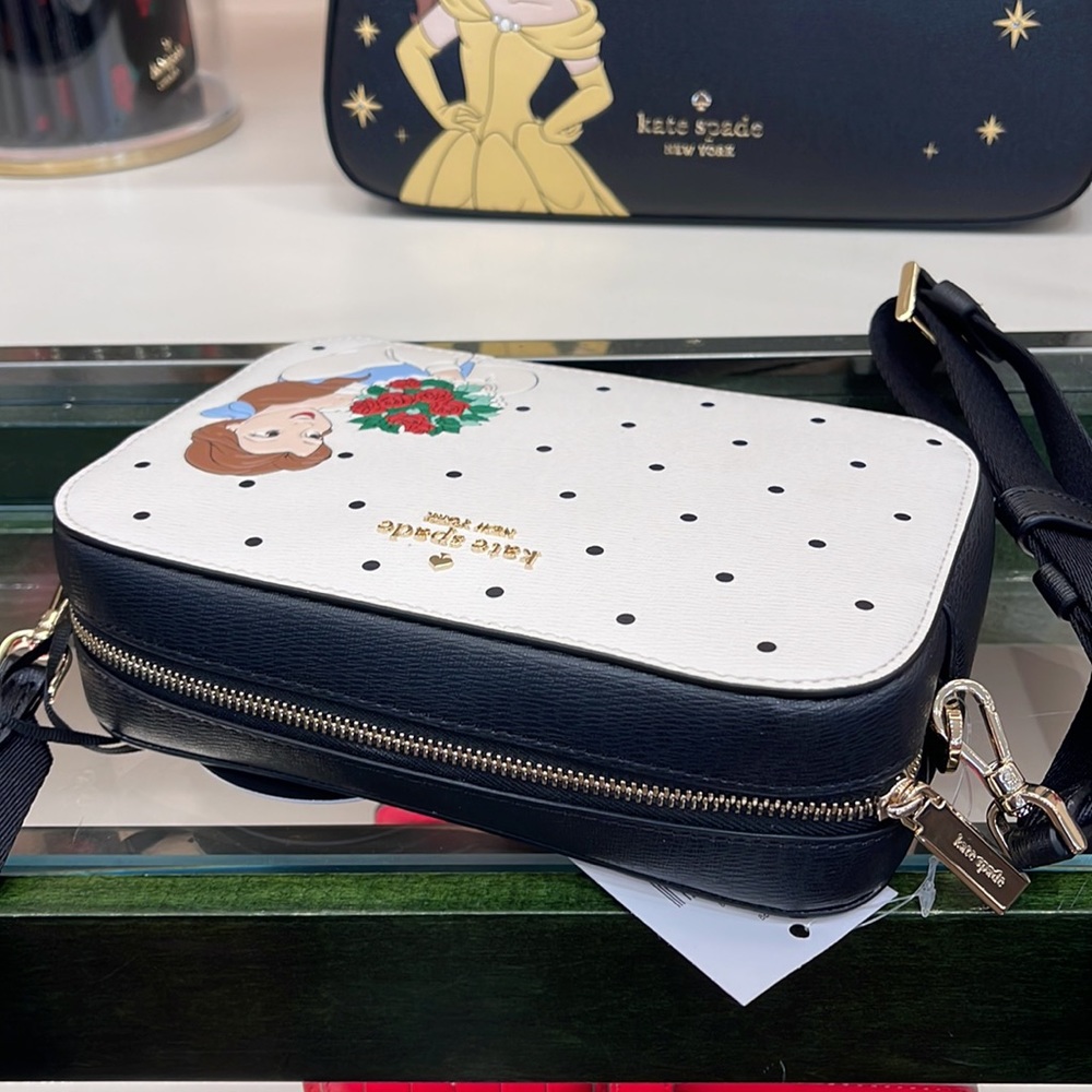 Disney X Kate Spade Beauty Mini Camera Crossbody Bag Cream Multi
 NWT - Picture 7 of 16